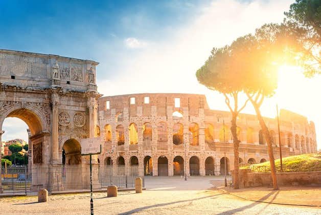 Tidlig Colosseum, Roman Forum og Palatine Hill Guidet tur