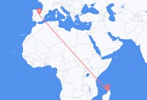 Flyg från Nossi-Bé, Madagaskar till Madrid, Spanien