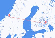 Flights from Savonlinna, Finland to Trondheim, Norway