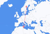 Loty z Dżerba, Tunezja do Sundsvall, Szwecja
