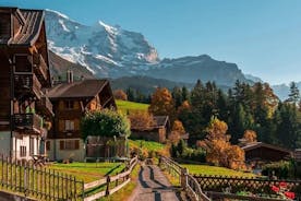 Swiss countryside tour in free-cars town