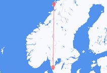 Flights from Gothenburg, Sweden to Brønnøysund, Norway