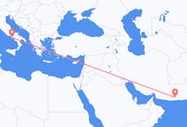 Flyrejser fra Turbat, Pakistan til Napoli, Italien