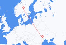 Vluchten van Chisinau, Moldavië naar Rörbäcksnäs, Zweden