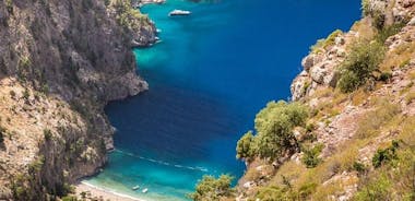 Bootstour von der Blauen Lagune in Ölüdeniz zum Tal der Schmetterlinge und der Insel Gemiler Adası mit Mittagessen