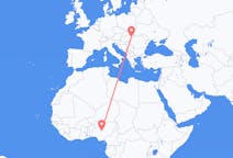 Flyg från Abuja, Nigeria till Debrecen, Ungern