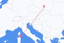 Flyrejser fra Olbia, Italien til Kraków, Polen