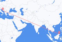 Flyreiser fra Sandakan, til Split