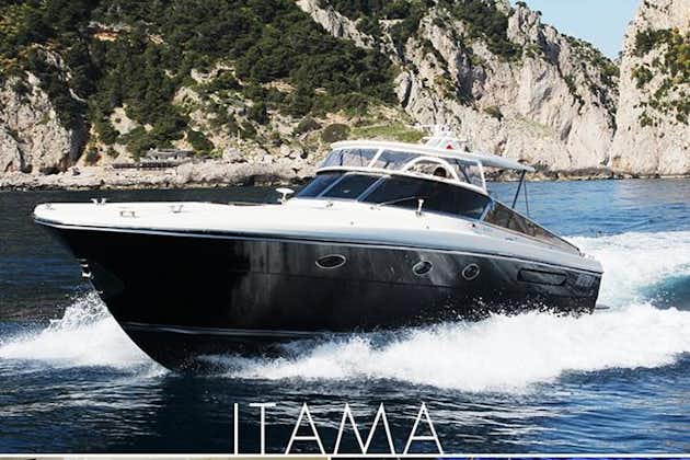 Capri Island in Private Luxury 40 feet Speedboat from Naples