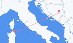 Flyrejser fra Sarajevo til Olbia