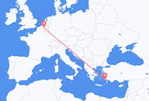 Flights from Kos in Greece to Brussels in Belgium