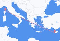 Flyreiser fra Páfos, Kypros til Bastia, Frankrike
