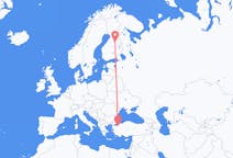 Flights from Bursa, Turkey to Kajaani, Finland
