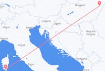 Flüge von Figari, Frankreich nach Debrecen, Ungarn