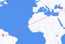 Flights from Manaus, Brazil to Erzurum, Turkey