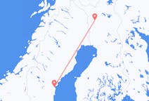 Vols depuis la ville de Sundsvall vers la ville de Kittilä
