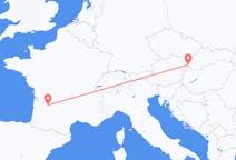 Flyg från Bratislava, Slovakien till Bergerac, Frankrike