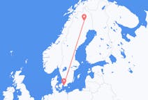 Flyreiser fra Gällivare, Sverige til Malmö, Sverige