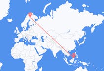 Flights from Sandakan, Malaysia to Kittilä, Finland