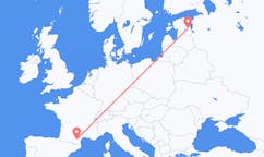 Flights from Carcassonne, France to Tartu, Estonia