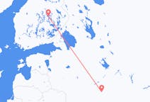 Vluchten van Moskou, Rusland naar Kuopio, Finland