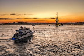 Bosphorus Sunset Yacht Cruise with Snacks and Refreshment