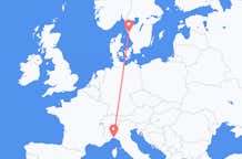 Flights from Genoa to Gothenburg