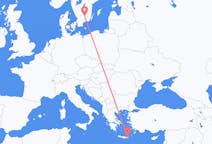 Flights from Sitia, Greece to Växjö, Sweden