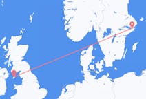 Flights from from Douglas to Stockholm