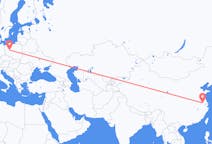 Flyreiser fra Nanjing, Kina til Poznań, Polen