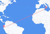 Flyreiser fra Santa Rosa Canton, Ecuador til Malta, Malta