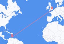 Flights from Aruba to London