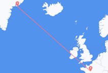 出发地 法国图尔目的地 格陵兰库鲁苏克的航班