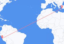 Flyreiser fra Lima, Peru til Kos, Hellas
