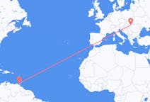 Flüge von Hafen von Spanien, Trinidad und Tobago nach Debrecen, Ungarn