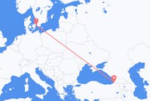 出发地 格鲁吉亚出发地 巴统目的地 丹麦哥本哈根的航班