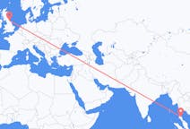 Flyreiser fra Surat Thani-provinsen, Thailand til Durham, England, England