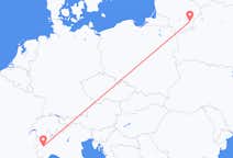 Flyg från Turin till Vilnius