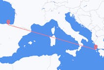 出发地 西班牙出发地 毕尔巴鄂目的地 希腊Kefallinia的航班
