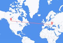Flights from Grande Prairie, Canada to Bacău, Romania