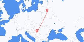 Flights from Belarus to Serbia