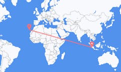 Flights from Bengkulu to La Palma