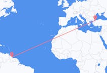 Flyg från Georgetown, Guyana till Istanbul, Turkiet