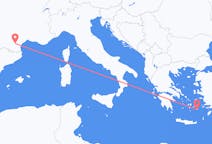 Flights from Astypalaia, Greece to Carcassonne, France