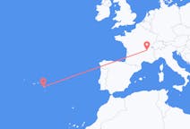Flights from Ponta Delgada, Portugal to Lyon, France