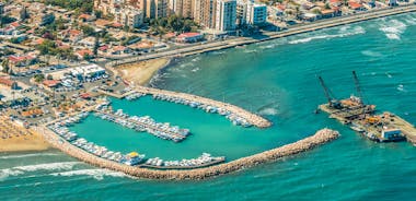 Photo of aerial view of Pano Lefkara village in Larnaca district, Cyprus.
