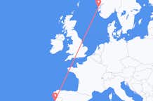 Flyreiser fra Stord, Norge, til Porto, Norge