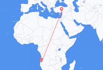 Flyrejser fra Lubango, Angola til Adana, Tyrkiet