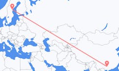 Flyg från Liuzhou, Kina till Sundsvall, Kina