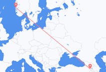 Flyreiser fra Jerevan, Armenia til Bergen, Norge